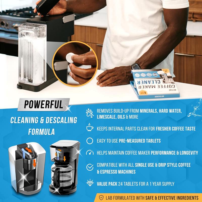 Brew Care – Coffee Maker Cleaner Tablets