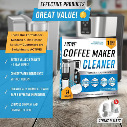 Brew Care – Coffee Maker Cleaner Tablets